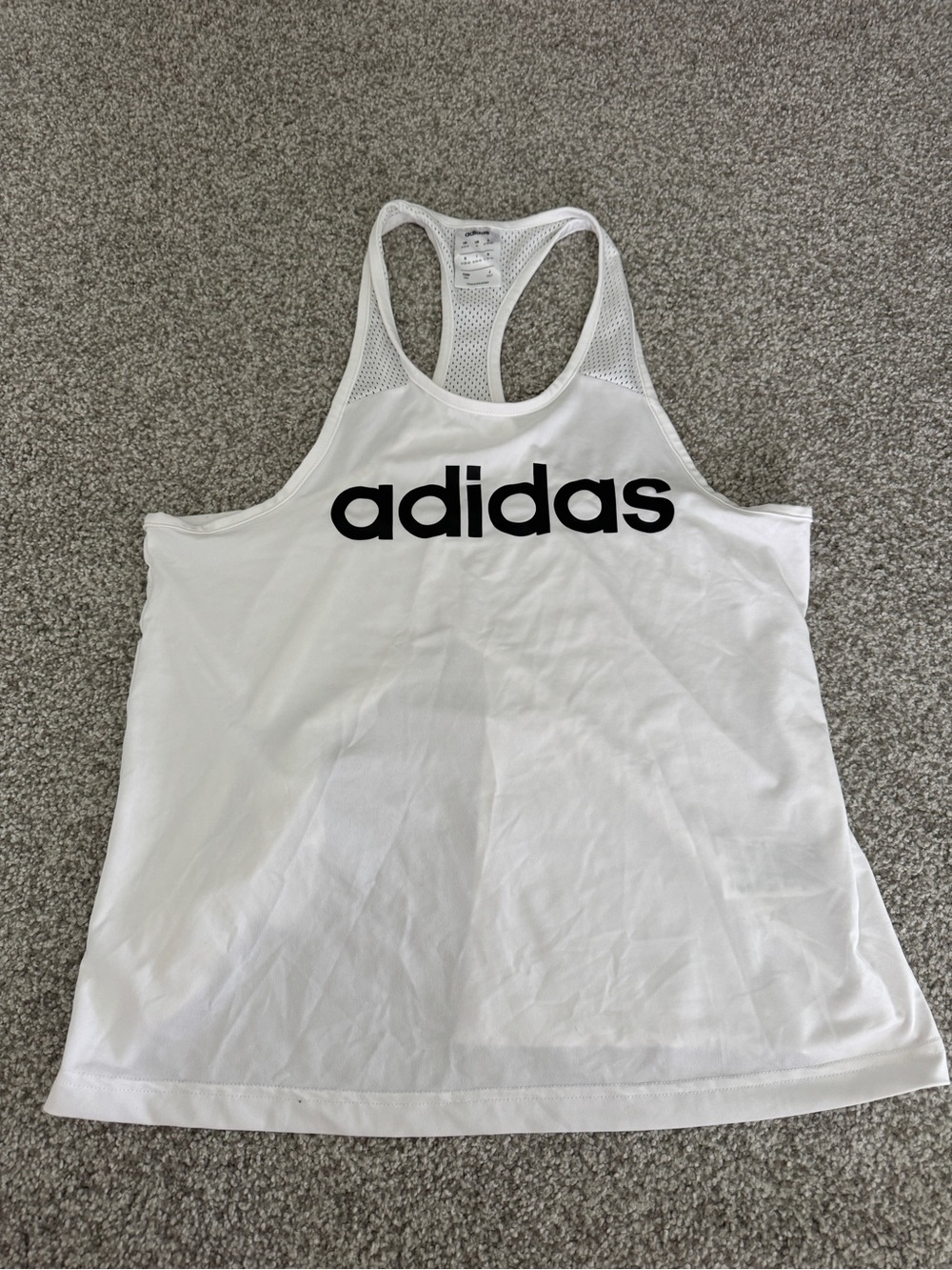 adidas Logo Racerback Tank Top - Picture 2 of 3